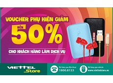 Ngày hội phụ kiện: Ưu đãi giảm tới 50% dành cho khách hàng dịch vụ