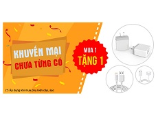 Mua 1 tặng 1, khuyến mãi phụ kiện siêu hấp dẫn tại Viettel Store