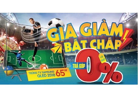 Cơ hội nhận quà tặng tháng 7, mua Samsung trúng tivi QLED Samsung 4K 65 inch 2018
