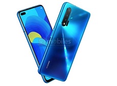 Rò rỉ Huawei Nova 6 5G với màn hình nốt ruồi và camera kép mặt trước tương tự như Galaxy S10+