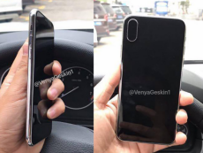 Xem ngay hình ảnh rò rỉ iPhone 8 ngoài đời thực: 2 mặt kính, không nút Home, camera dọc